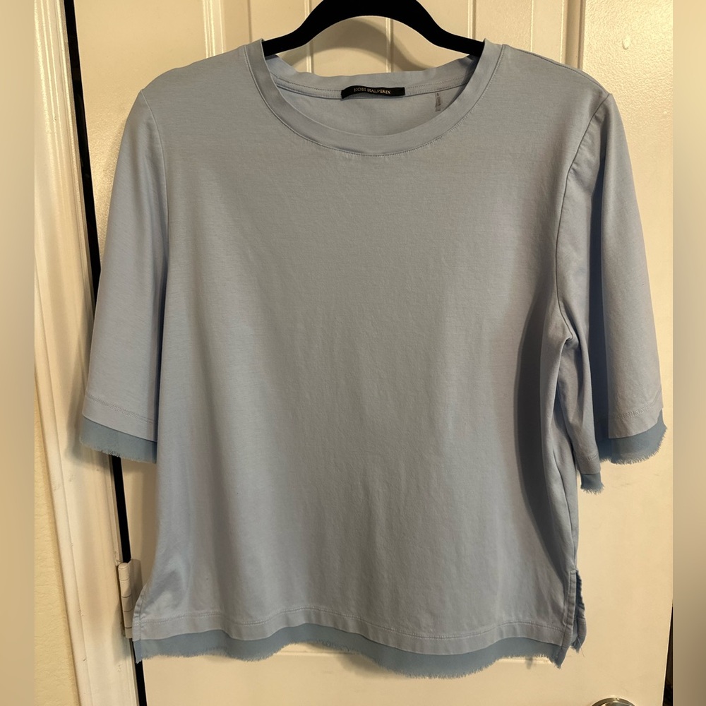 Like New! Kobi Halperin Women’s Erlich Crewneck Cotton T-Shirt
